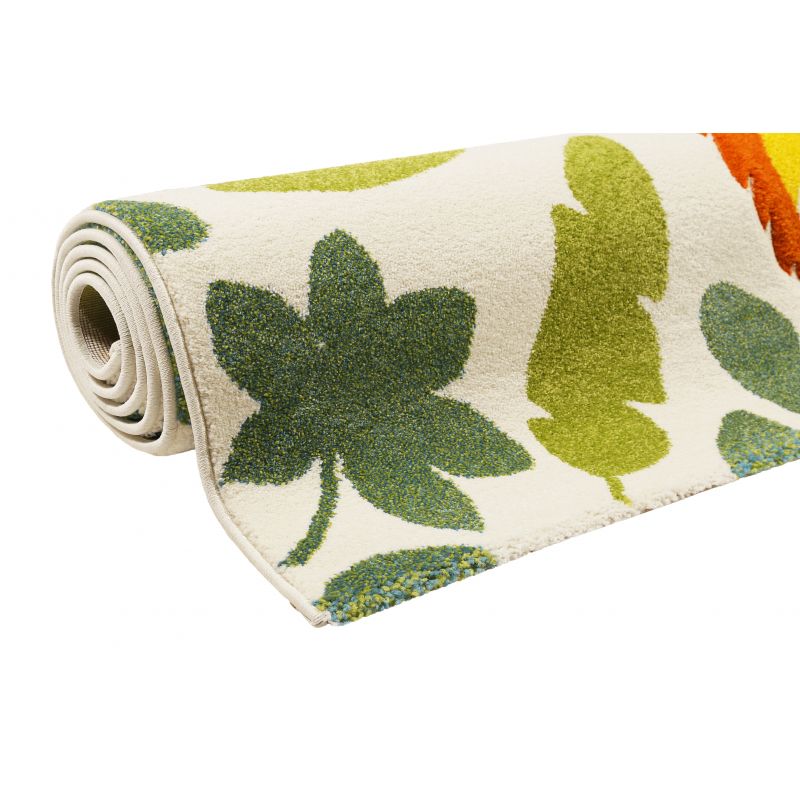 Tapis d'enfant en polypropylène Safari vert