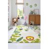 Tapis d'enfant en polypropylène Safari vert