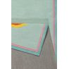 Tapis de chambre tufté main en polyester Happy Me Bleu pastel Tapis de chambre tufté main en polyester Happy Me Bleu pastel