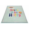 Tapis de chambre tufté main en polyester Happy Me Bleu pastel Tapis de chambre tufté main en polyester Happy Me Bleu pastel