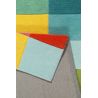 Tapis de chambre tufté main en polyester Flip Da Hip multicolore Tapis de chambre tufté main en polyester Flip Da Hip multicolore