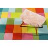 Tapis de chambre tufté main en polyester Flip Da Hip multicolore Tapis de chambre tufté main en polyester Flip Da Hip multicolore