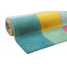 Tapis de chambre tufté main en polyester Flip Da Hip multicolore Tapis de chambre tufté main en polyester Flip Da Hip multicolore