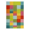 Tapis de chambre tufté main en polyester Flip Da Hip multicolore Tapis de chambre tufté main en polyester Flip Da Hip multicolore