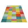 Tapis de chambre tufté main en polyester Flip Da Hip multicolore Tapis de chambre tufté main en polyester Flip Da Hip multicolore