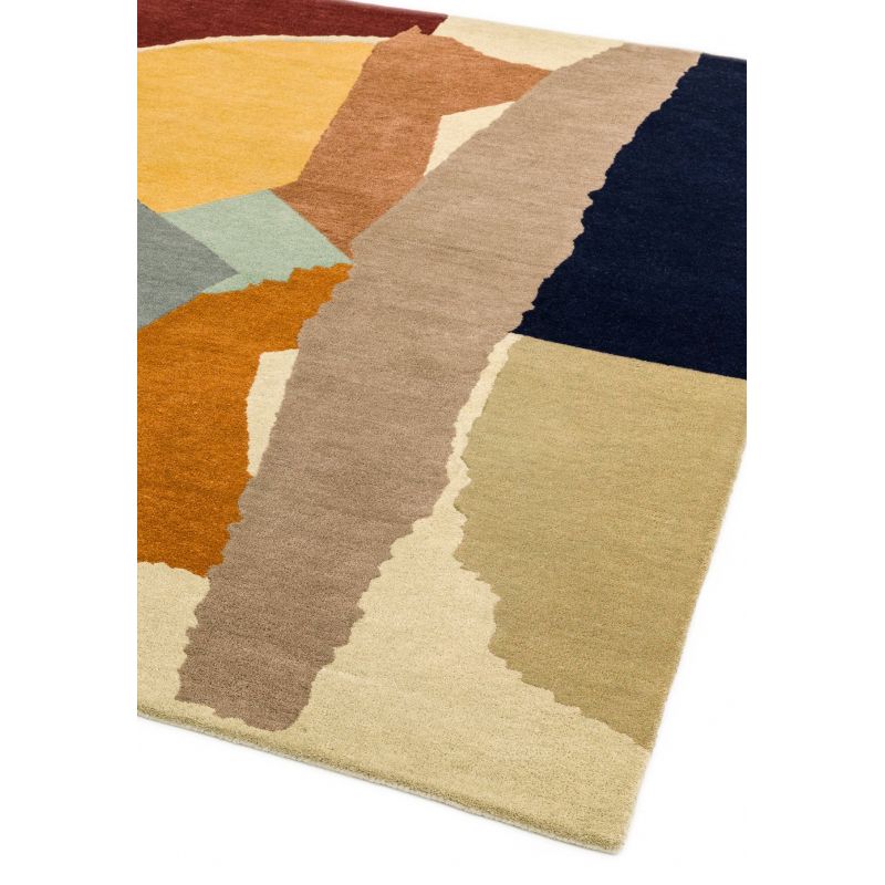 Tapis moderne haut de gamme Oleniok abstrait en laine 