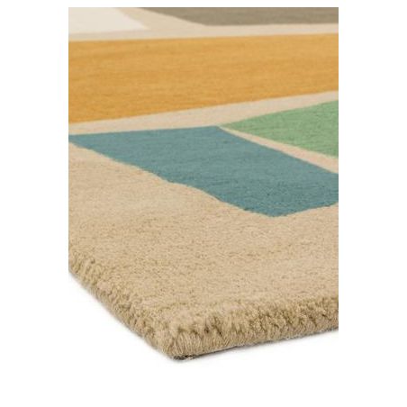 Tapis de salon original tufté main pure laine Oleniok forme Tapis de salon original tufté main pure laine Oleniok forme