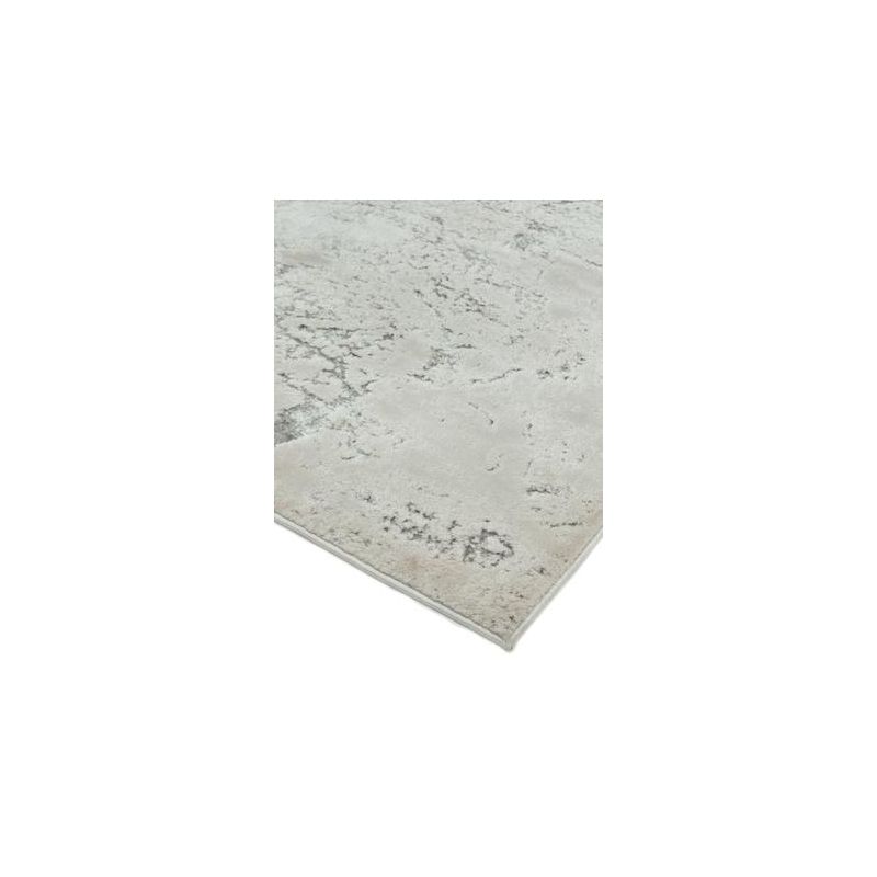 Tapis de salon contemporain  polyester Angara Solar Gris Bleu