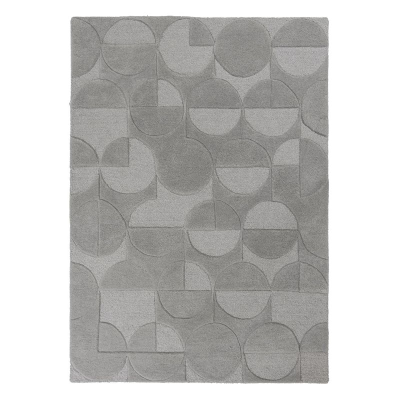 Tapis Design Géométrique Moderno gris Gigi