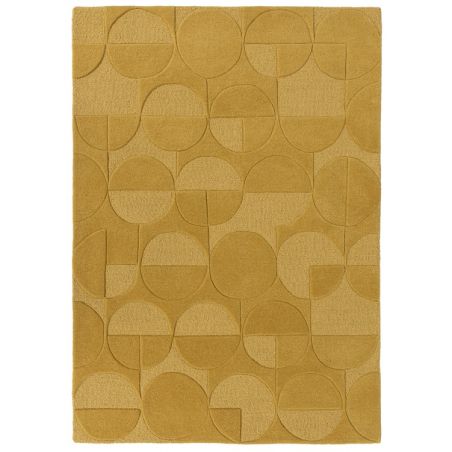 Tapis Design Géométrique Moderno ocre Gigi