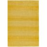 Tapis contemporain en coton et jute jaune Raspail