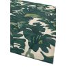 Tapis original en pure laine motif végétal jungle Amazonia