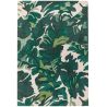 Tapis original en pure laine motif végétal jungle Amazonia