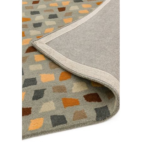 Tapis de salon moderne pure laine tuftée main pixel multicolore Oleniok Tapis de salon moderne pure laine tuftée main pixel multicolore Oleniok