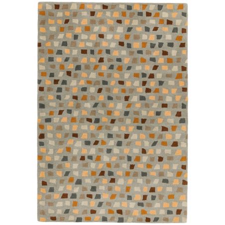 Tapis de salon moderne pure laine tuftée main pixel multicolore Oleniok Tapis de salon moderne pure laine tuftée main pixel multicolore Oleniok
