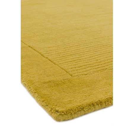 Tapis classique Uni Moutarde en Laine York Tapis classique Uni Moutarde en Laine York