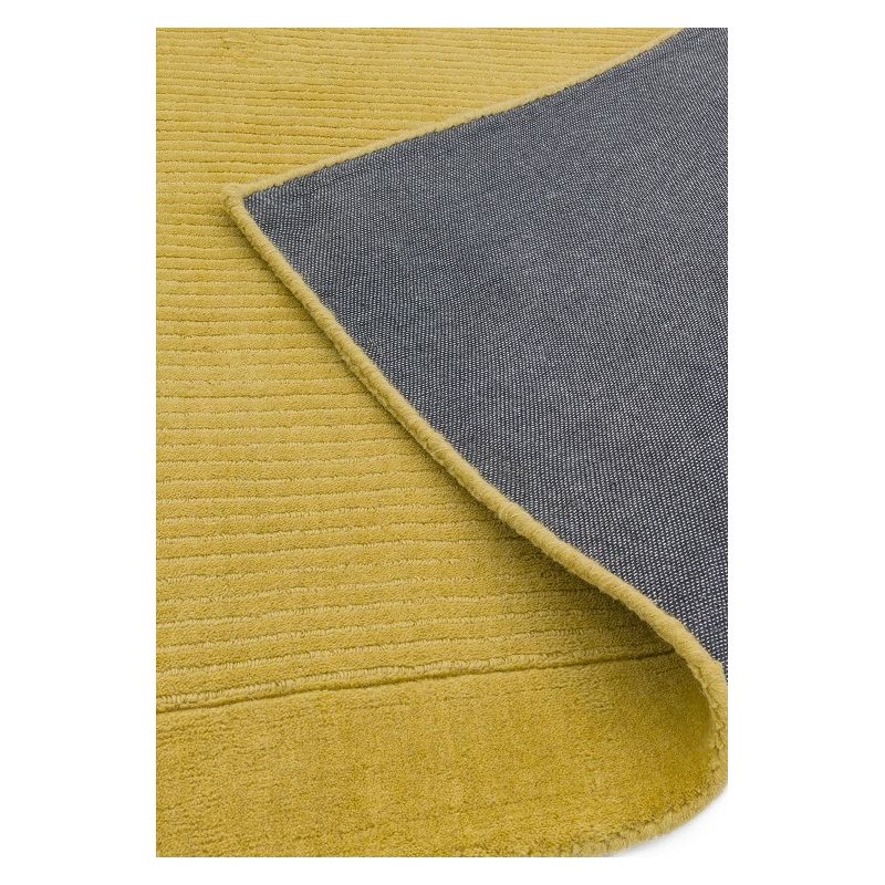 Tapis classique Uni Moutarde en Laine York 