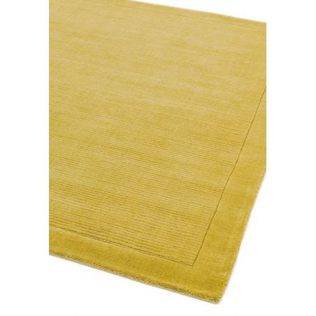 Tapis classique Uni Moutarde en Laine York Tapis classique Uni Moutarde en Laine York
