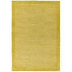 Tapis classique Uni Moutarde en Laine York