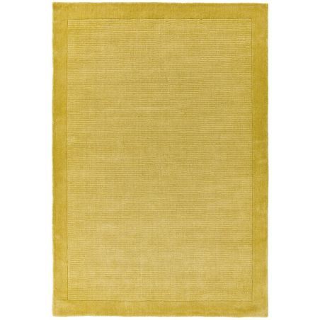 Tapis classique Uni Moutarde en Laine York Tapis classique Uni Moutarde en Laine York