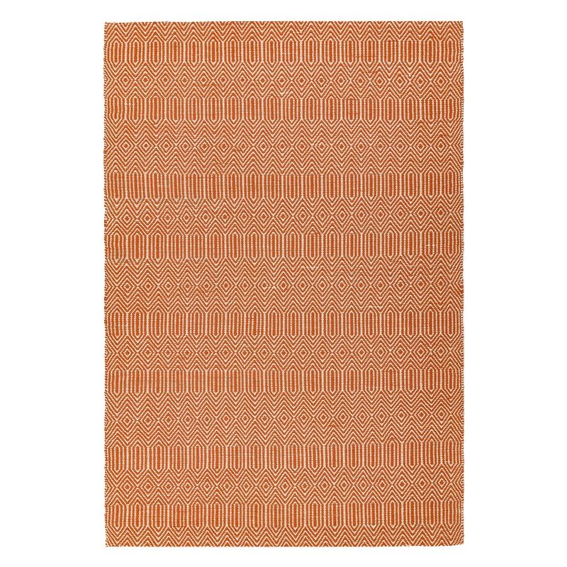 Tapis de salon Tissé orange Graphique