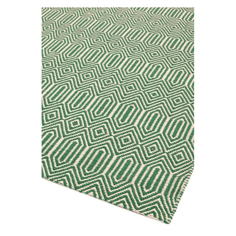 Tapis de salon Tissé vert Graphique 