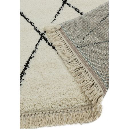 Tapis de style berbère en polypropylène extra doux motifs crème et noir Tigre Tapis de style berbère en polypropylène extra doux motifs crème et noir Tigre