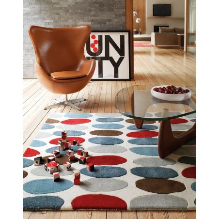 Tapis Design Pop Pure laine tufté main Julia Tapis Design Pop Pure laine tufté main Julia