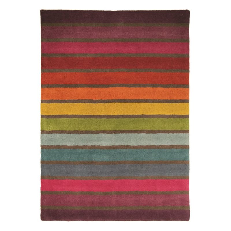 Tapis coloré en pure Laine Multicolore Candy - FLAIR RUGS