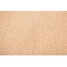 Tapis Rectangulaire en Fibres de jute Beige naturel Herringbone Tapis Rectangulaire en Fibres de jute Beige naturel Herringbone