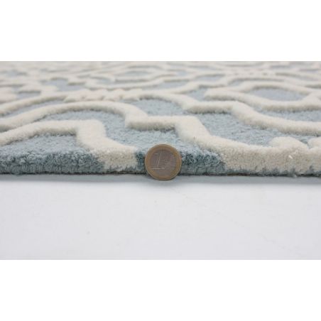 Tapis en Laine Bleu clair Nador Tapis en Laine Bleu clair Nador