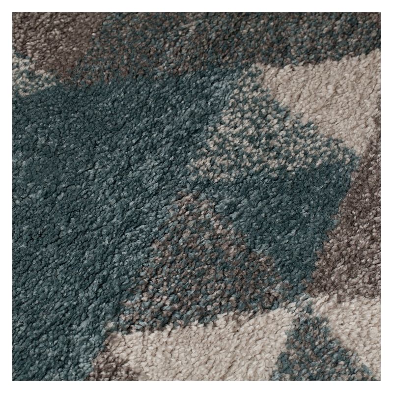 Tapis Design Géométrique Bleu Dakari Nuru