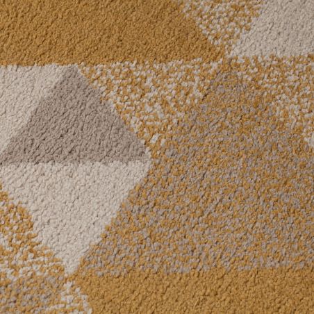 Tapis Design Géométrique Ochre Dakari Nuru Tapis Design Géométrique Ochre Dakari Nuru