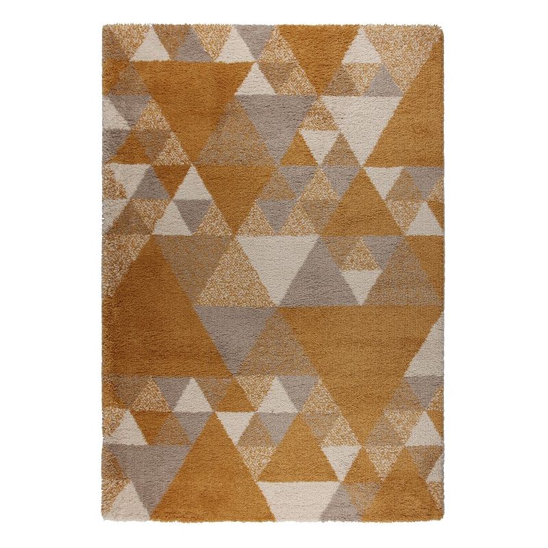 Tapis Design Géométrique Ochre Dakari Nuru 