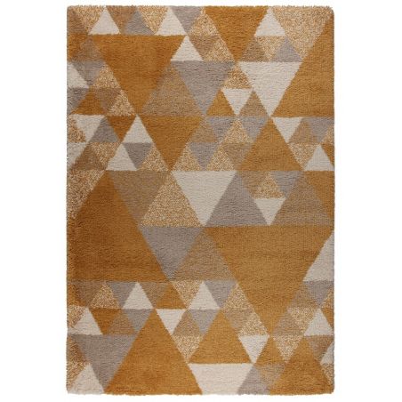 Tapis Design Géométrique Ochre Dakari Nuru Tapis Design Géométrique Ochre Dakari Nuru