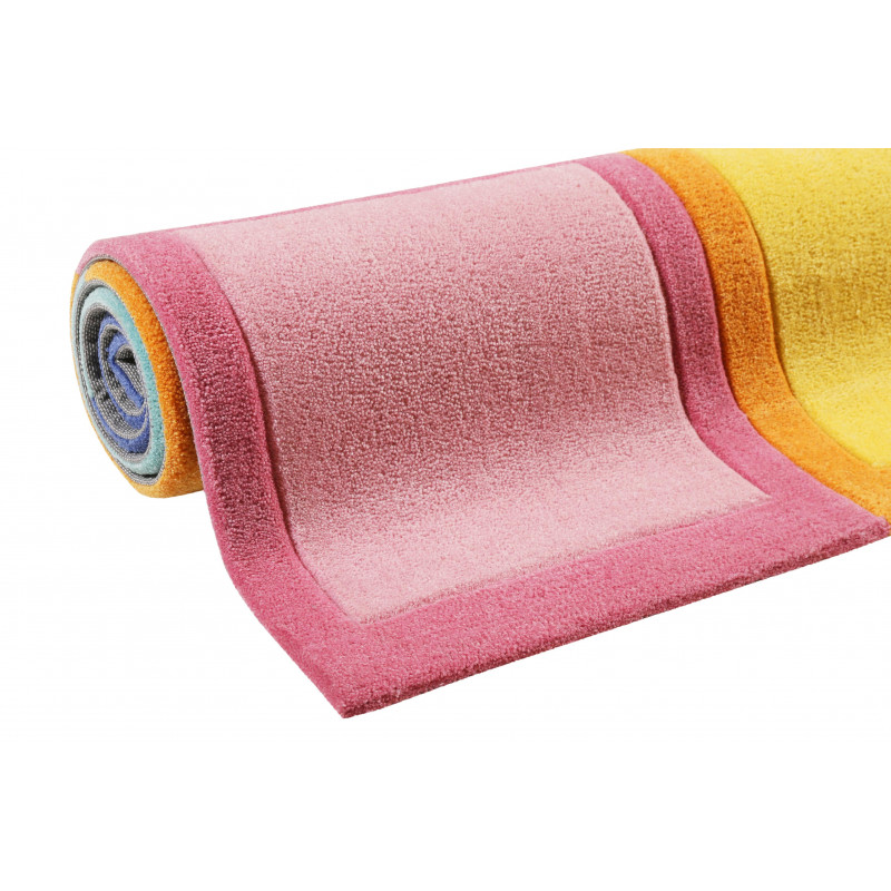 Tapis enfant multicolore couleurs vives Domino Day