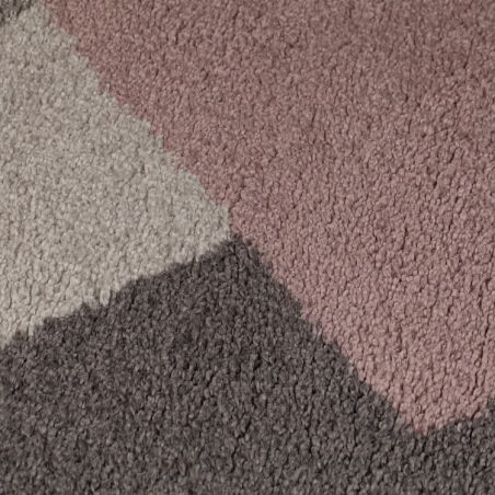 Tapis Design Géométrique Rose Dakari Zula Tapis Design Géométrique Rose Dakari Zula