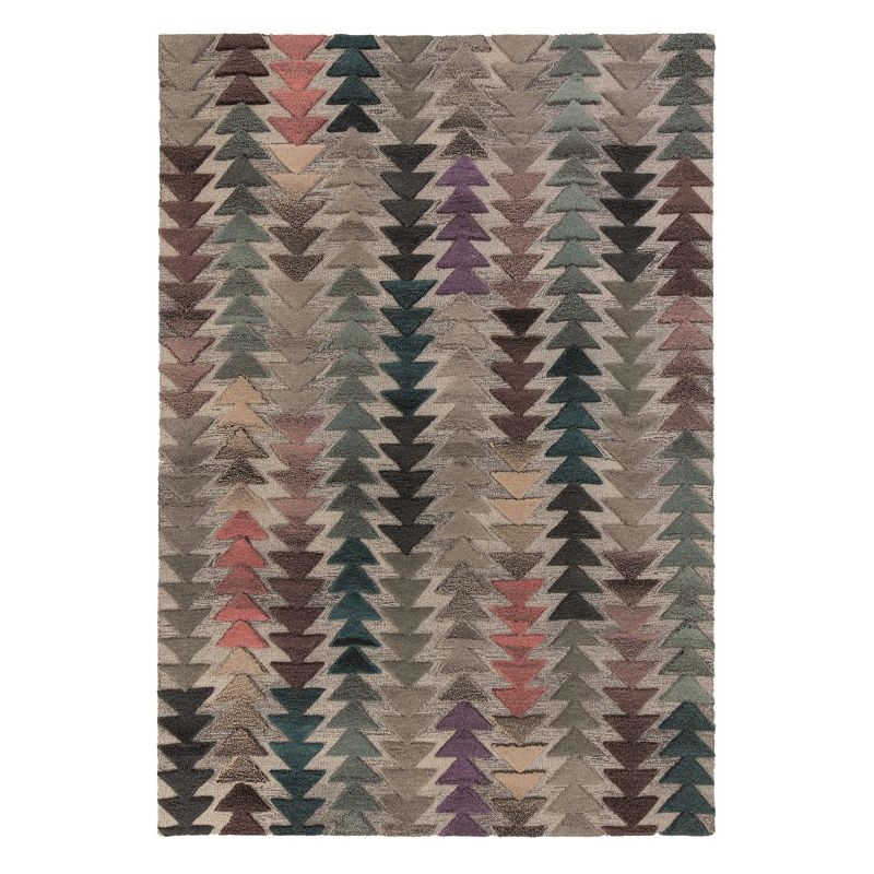 Tapis pure laine motifs Géométrique Moda multicolore Archer 