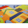 Tapis maison enchantée couleurs vives pour chambre d'enfant Tapis maison enchantée couleurs vives pour chambre d'enfant