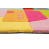 Tapis de qualité pour chambre d'enfant en polyester maisons colorées