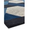 Tapis de salon  contemporain haut de gamme Chatelet bleu