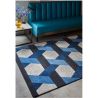 Tapis de salon  contemporain haut de gamme Chatelet bleu