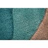 Tapis de salon polyester Design Bleu Canard Infinite Tapis de salon polyester Design Bleu Canard Infinite