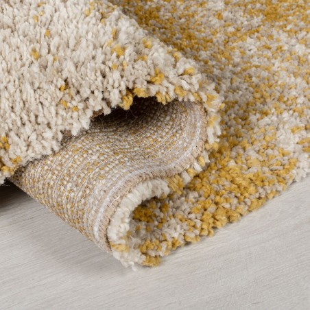 Tapis Design Géométrique ocre Dakari reza ombre Tapis Design Géométrique ocre Dakari reza ombre