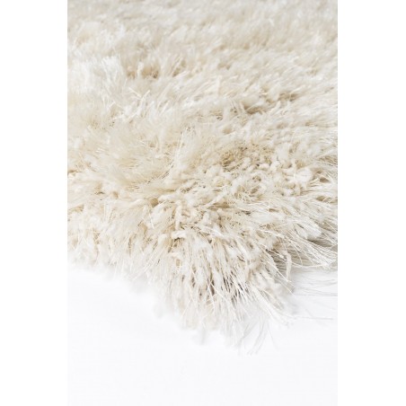 Tapis Shaggy Long Poils En Laine Et Polyester De Qualite Izar Ecru Tapis Chic