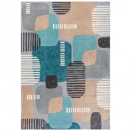 Tapis bleu canard pour salon Tapis bleu canard pour salon