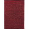 Tapis de salon classique pure laine Uranus rouge motifs floraux ton sur ton Tapis de salon classique pure laine Uranus rouge motifs floraux ton sur ton