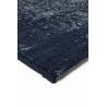 Tapis de salon classique pure laine Uranus bleu dessin fleurs ton sur ton Tapis de salon classique pure laine Uranus bleu dessin fleurs ton sur ton
