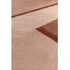 Tapis de salon Ginan dessins géométriques moderne dégradé de rose pastel Tapis de salon Ginan dessins géométriques moderne dégradé de rose pastel