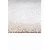 Tapis moderne Alcyone en laine et polyester doux chiné écru et beige